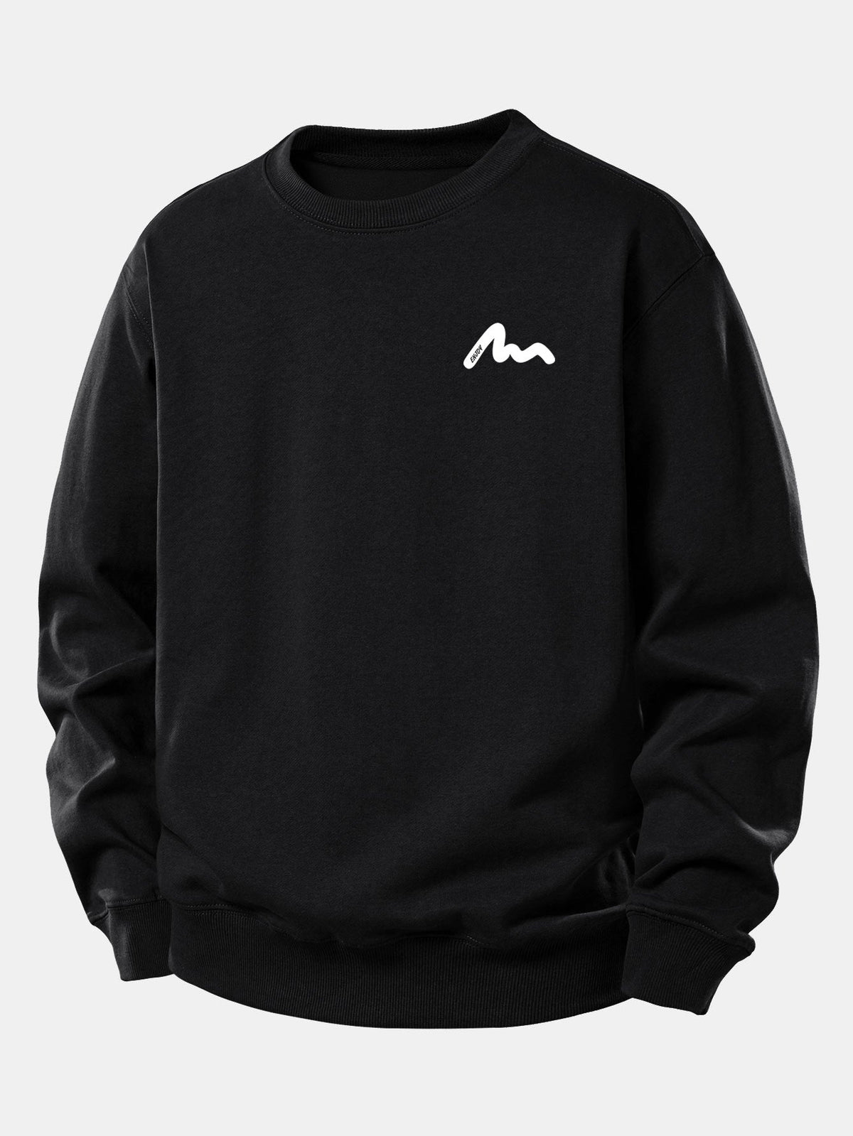 Letter Print Relax Fit Sweatshirt
