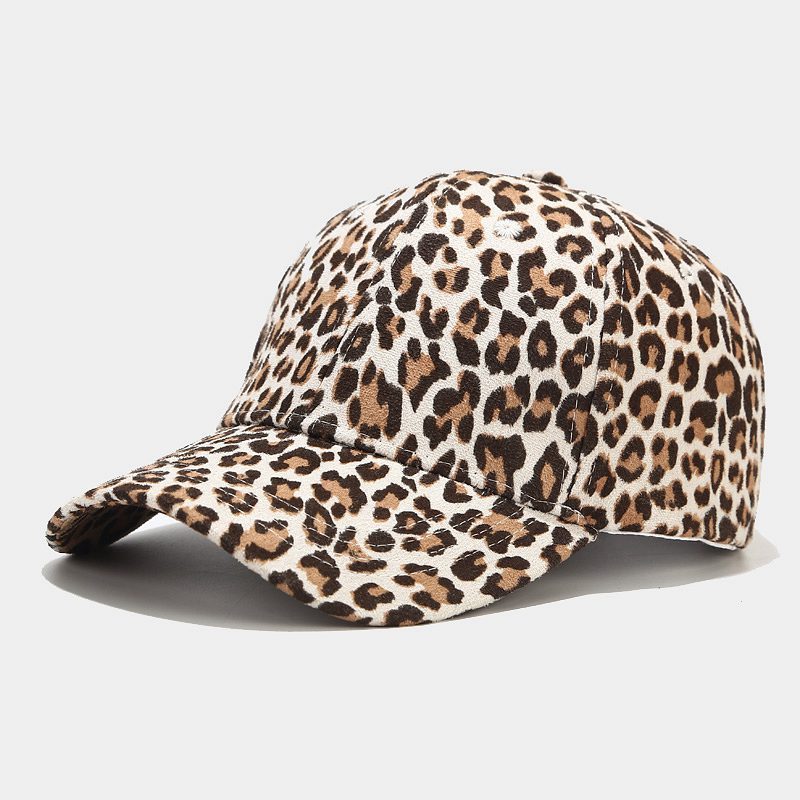 Miller Leopard Print Adjustable Baseball Cap