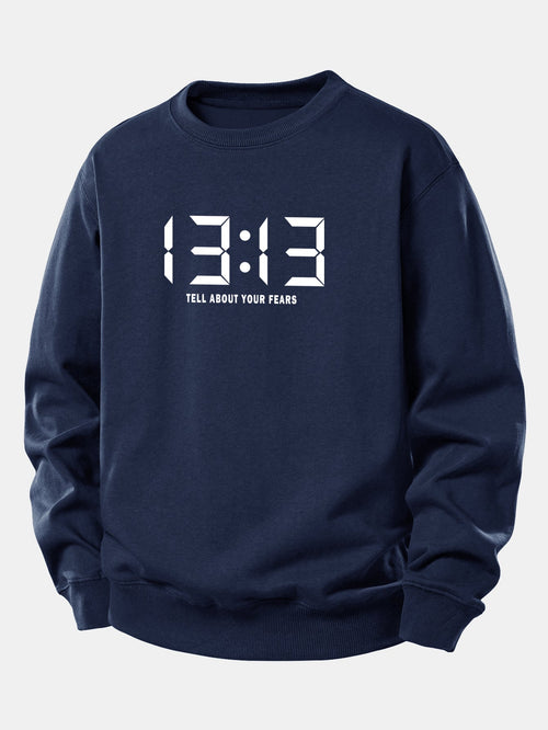 13:13 Print Relax Fit Sweatshirt