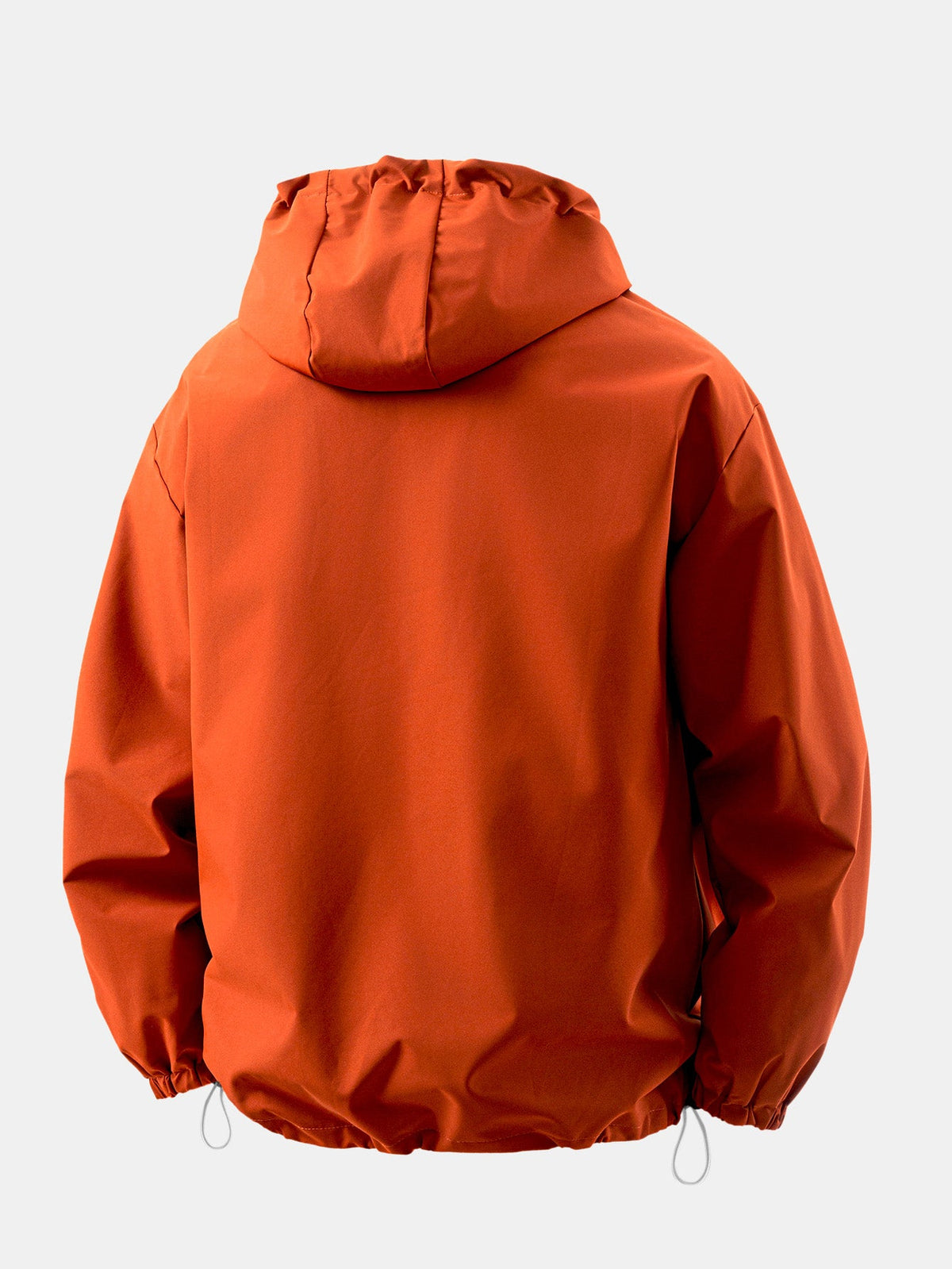 Coupe-vent à capuche demi-zip