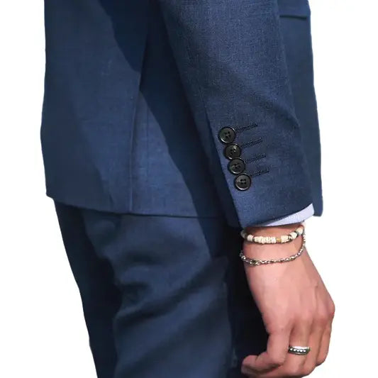 Casual Men's 3 Pieces Mens Suit Regular Fit Notch Lapel Tuxedos (Blazer+vest+Pants)