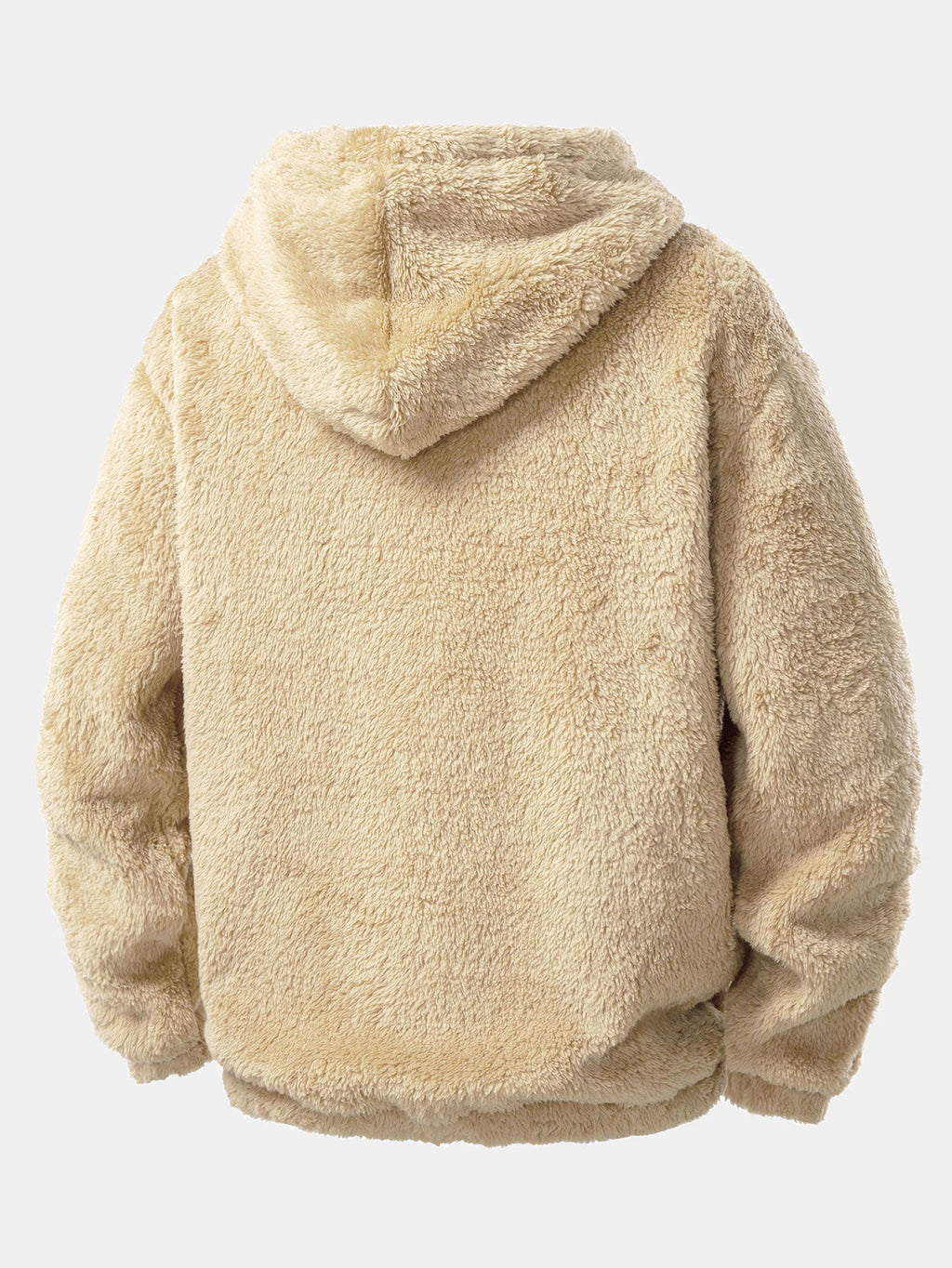 Sudadera con capucha y peluche bordado de gato negro