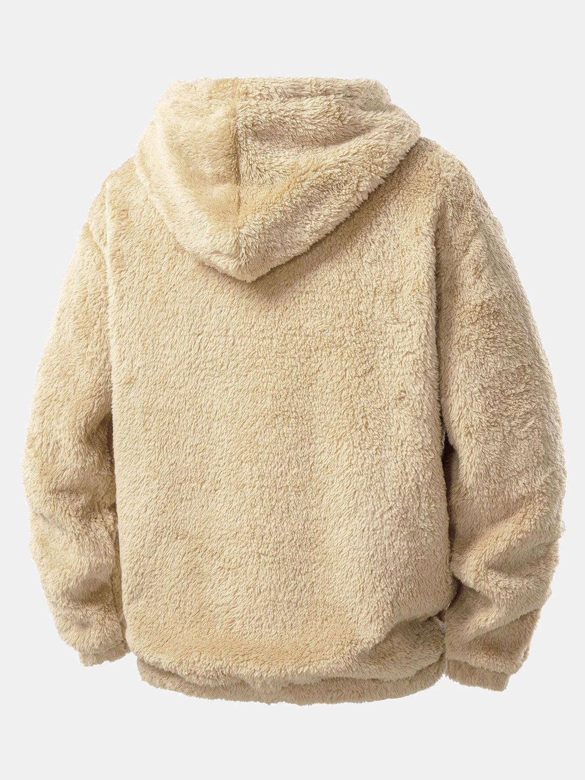 Sudadera con capucha y peluche bordado de gato negro