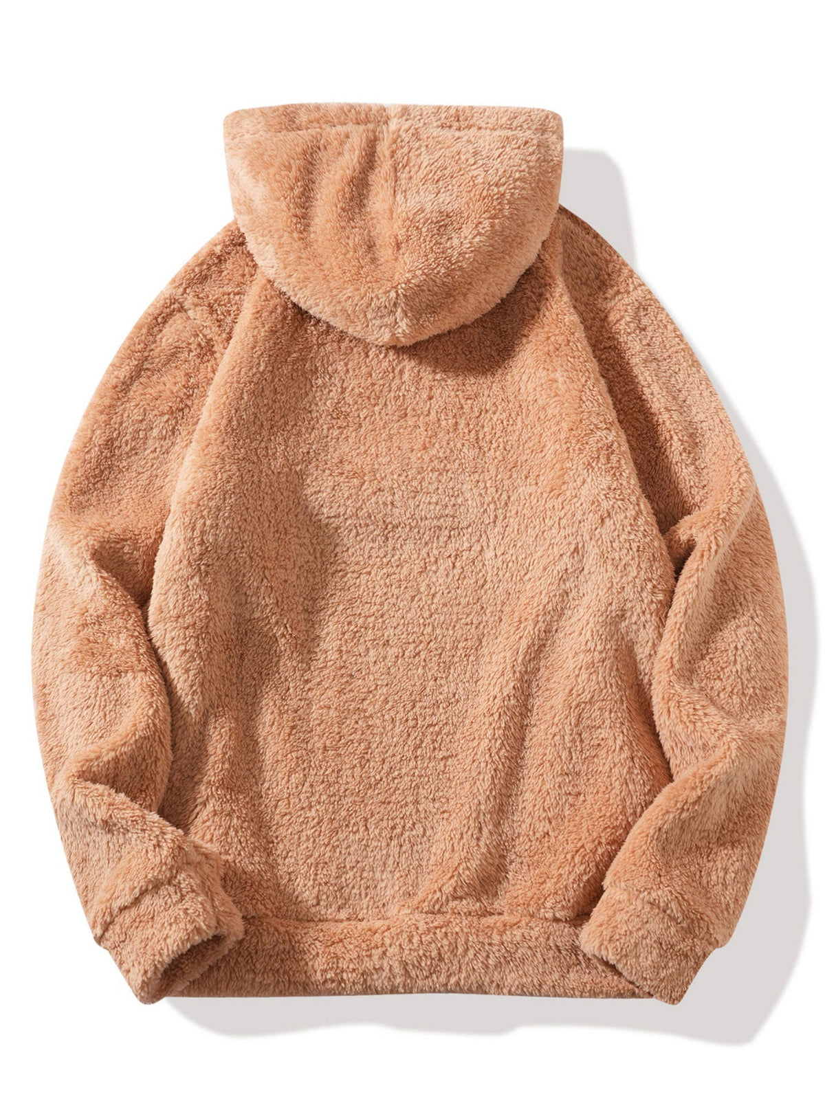 Sweat à capuche zippé à mi-hauteur avec broderie de lettres