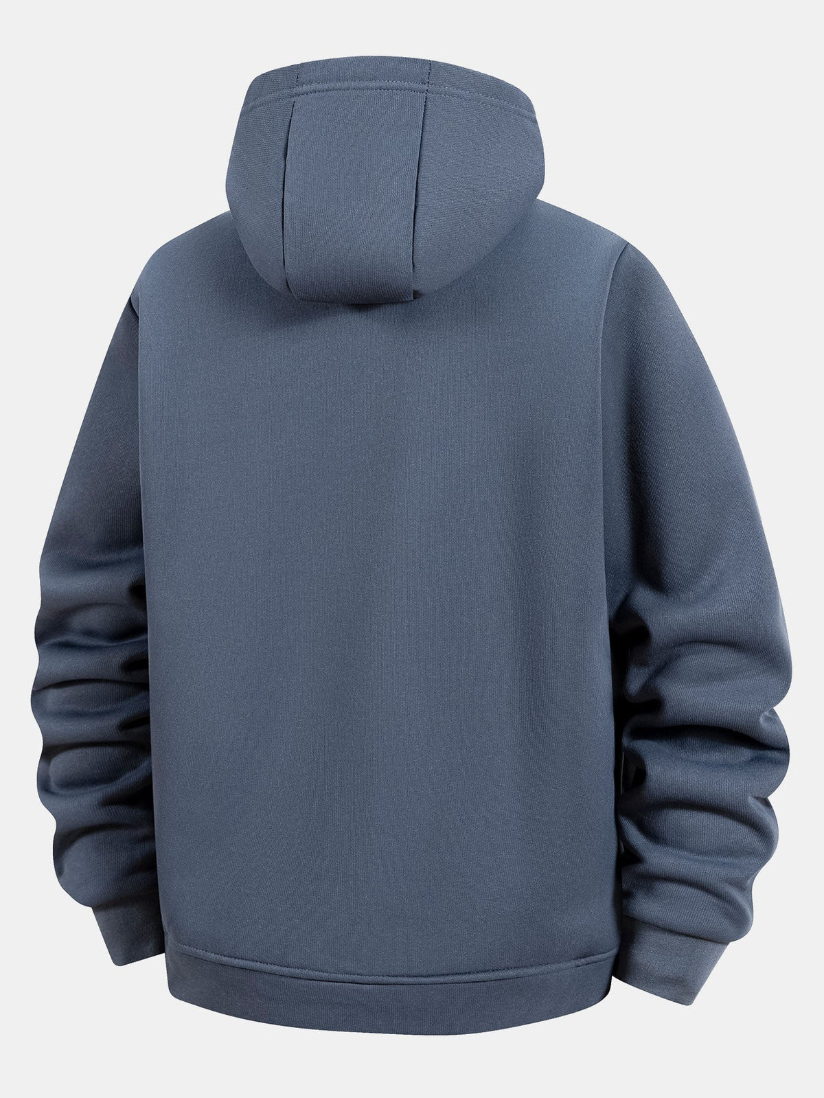 Sudadera con capucha, bolsillo canguro, cremallera y forro de borreguito