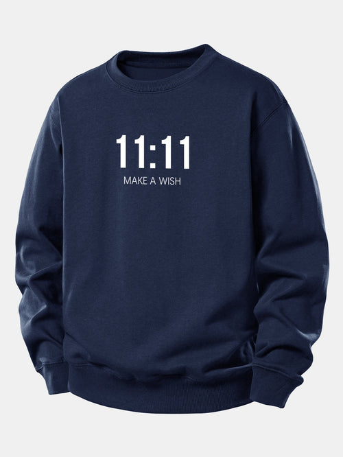 11:11 Print Relax Fit Sweatshirt
