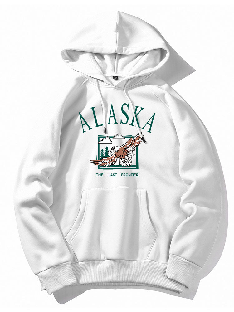 Sudadera con capucha Alaska Print