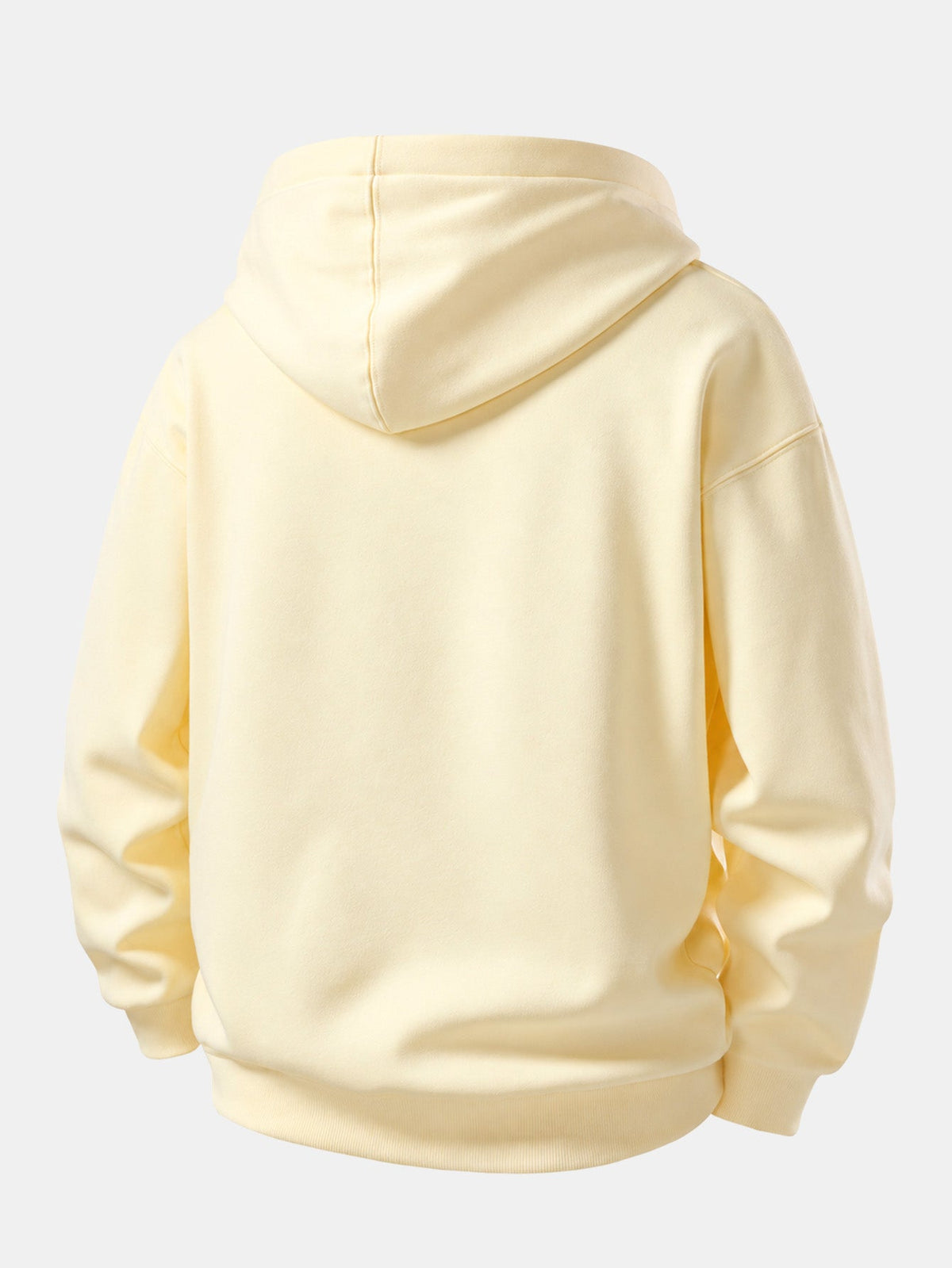 Relaxed Fit Zip Up Hoodie