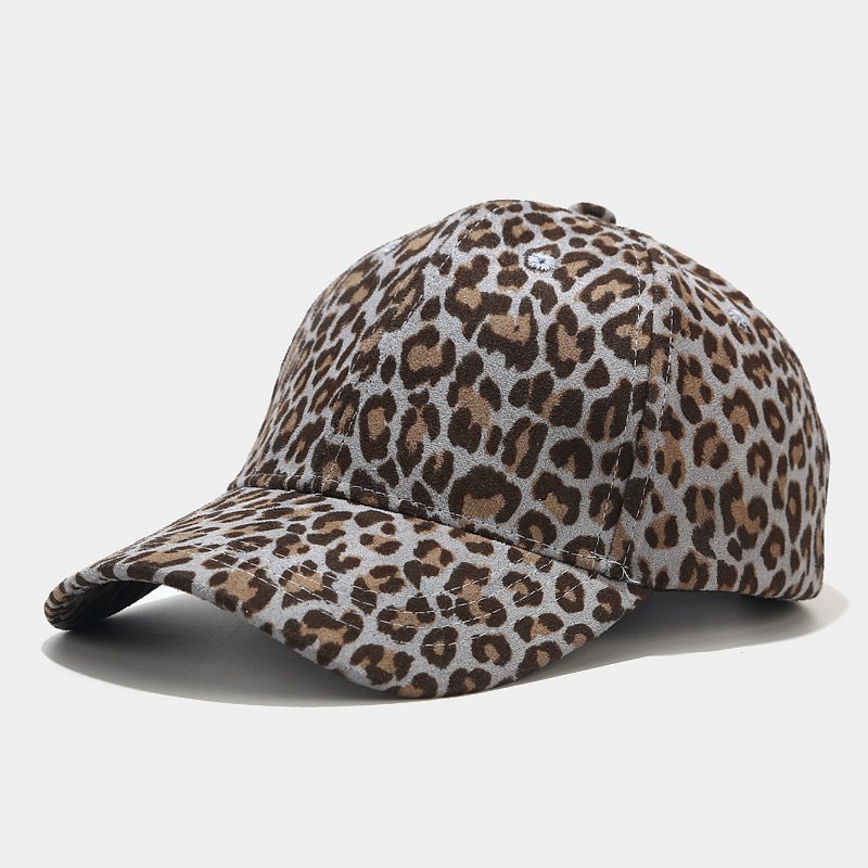 Miller Leopard Print Adjustable Baseball Cap
