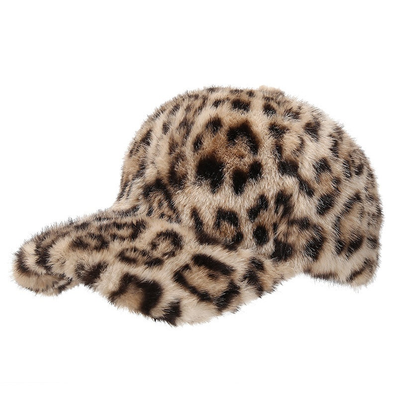 Gorra de béisbol con estampado de leopardo Parker – Poliéster unisex, talla única