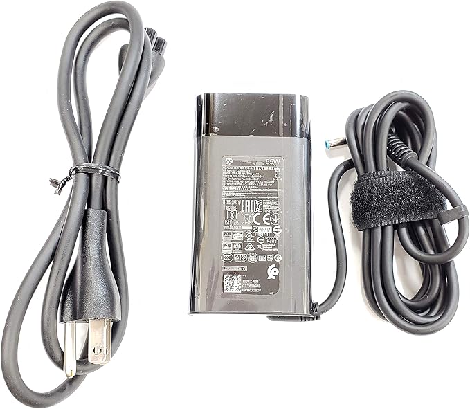 HP 65W AC power adapter(Blue Tip)