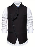 Wallace | Slant-Button Tailored Waistcoat