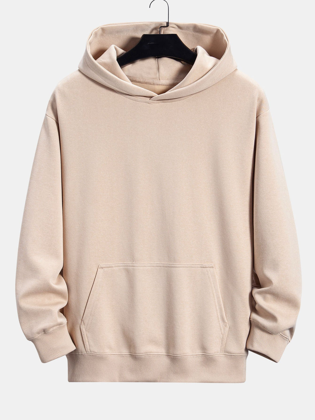 Sweat à capuche coupe décontractée avec motif fleurs de prunier et grue au dos