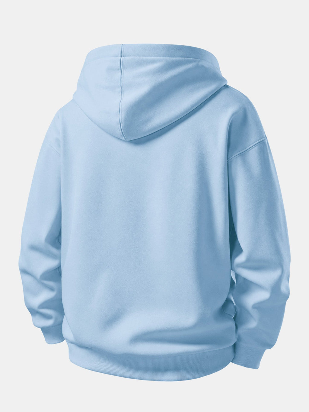 Relaxed Fit Zip Up Hoodie