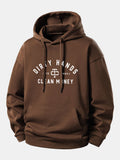 Sweat à capuche coupe décontractée Dirty Hands Clean Money