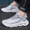 Flyknit Mesh Sneakers For Men Lightweight Breathable Athletic Design Shoes