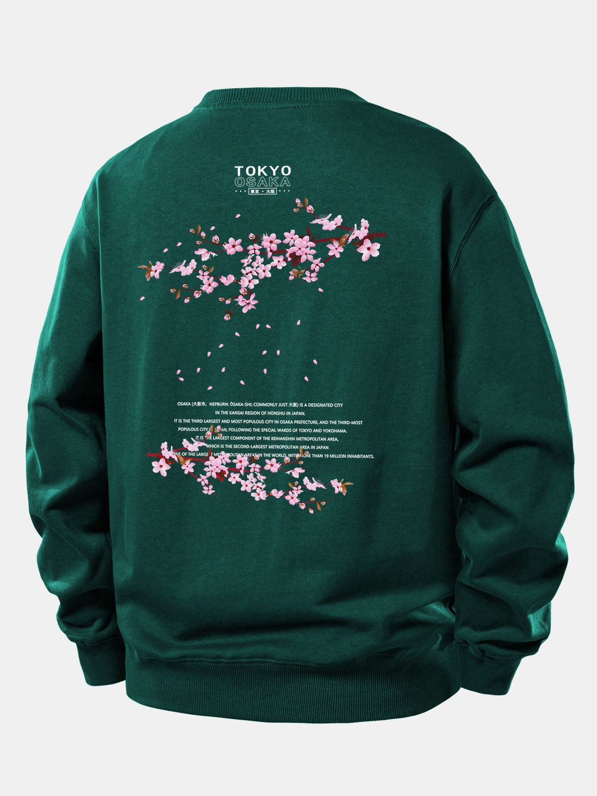 Tokyo Osaka Print Relax Fit Sweatshirt