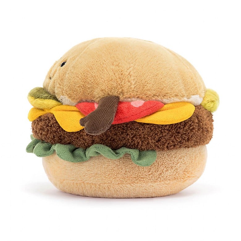 Hamburger Amuseable Jellycat 12 cm