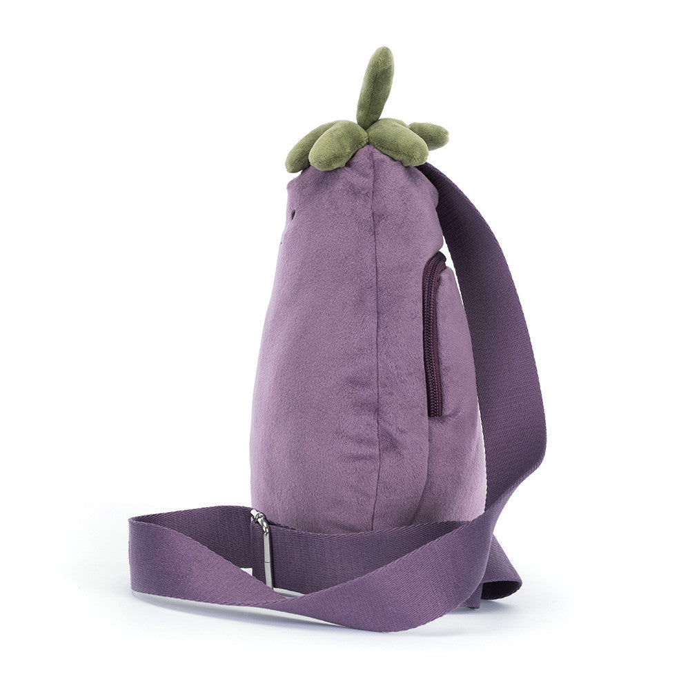 Sac banane Amuseables Aubergine Jellycat 27 cm
