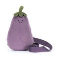 Sac banane Amuseables Aubergine Jellycat 27 cm