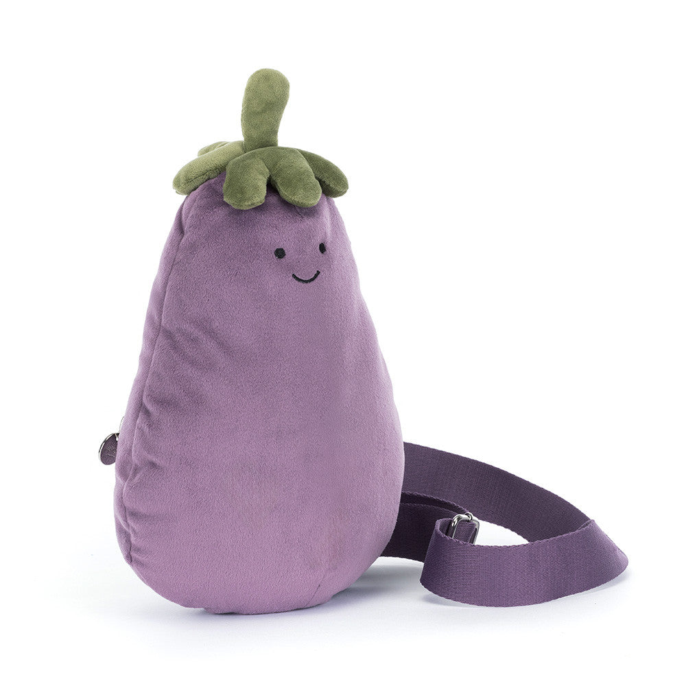 Sac banane Amuseables Aubergine Jellycat 27 cm