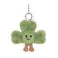 Colgante para bolso Jellycat Amuseables Siofra Shamrock 10 cm