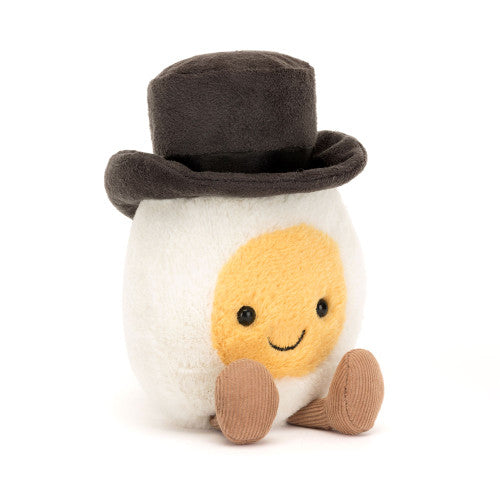 Jellycat Amuseables Huevo Pasado por Agua Novio 15 cm