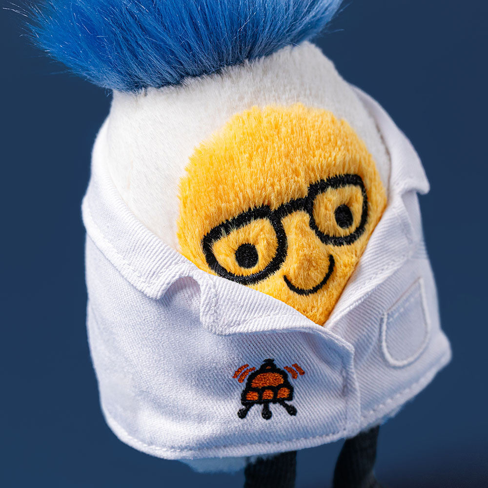 Jellycat Amuseables Œuf dur en tenue de scientifique