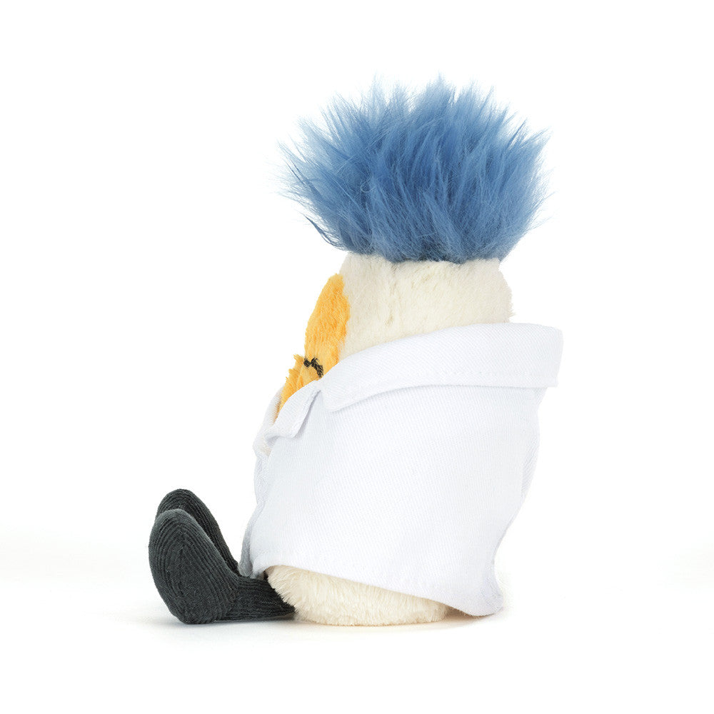 Jellycat Amuseables Œuf dur en tenue de scientifique