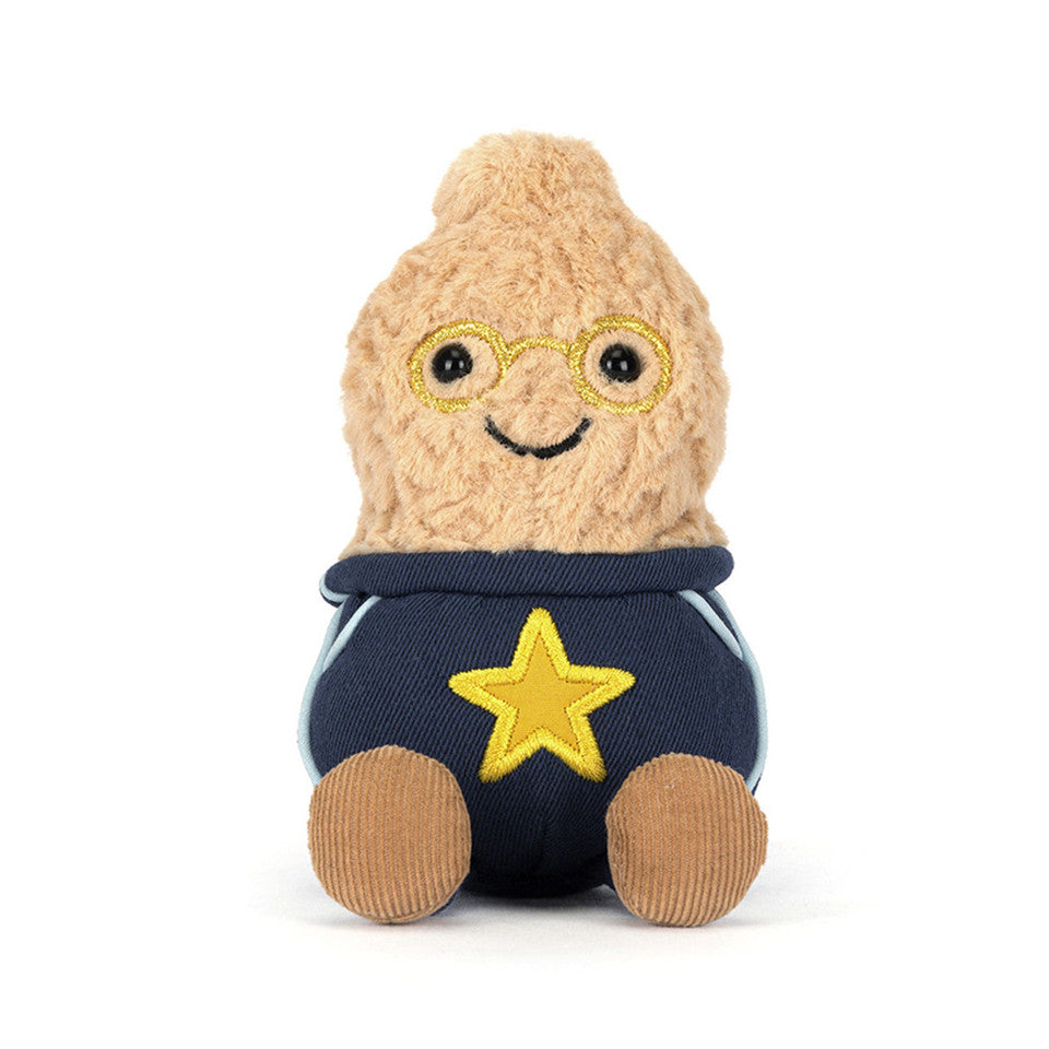 Peluche Jellycat Amuseables Cacahuète élève modèle 15 cm