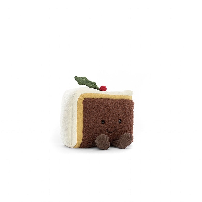 Jellycat Amuseable Porción de Pastel de Navidad 10 cm