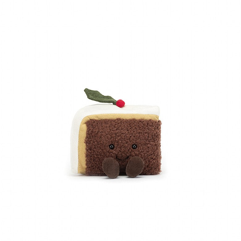 Jellycat Amuseable Porción de Pastel de Navidad 10 cm