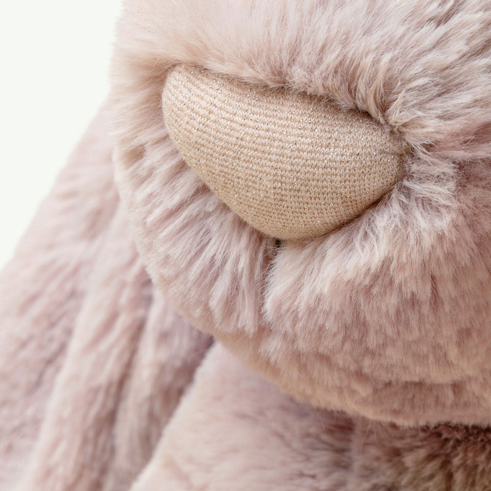 Peluche lapin Bashful Luxe rose grand modèle