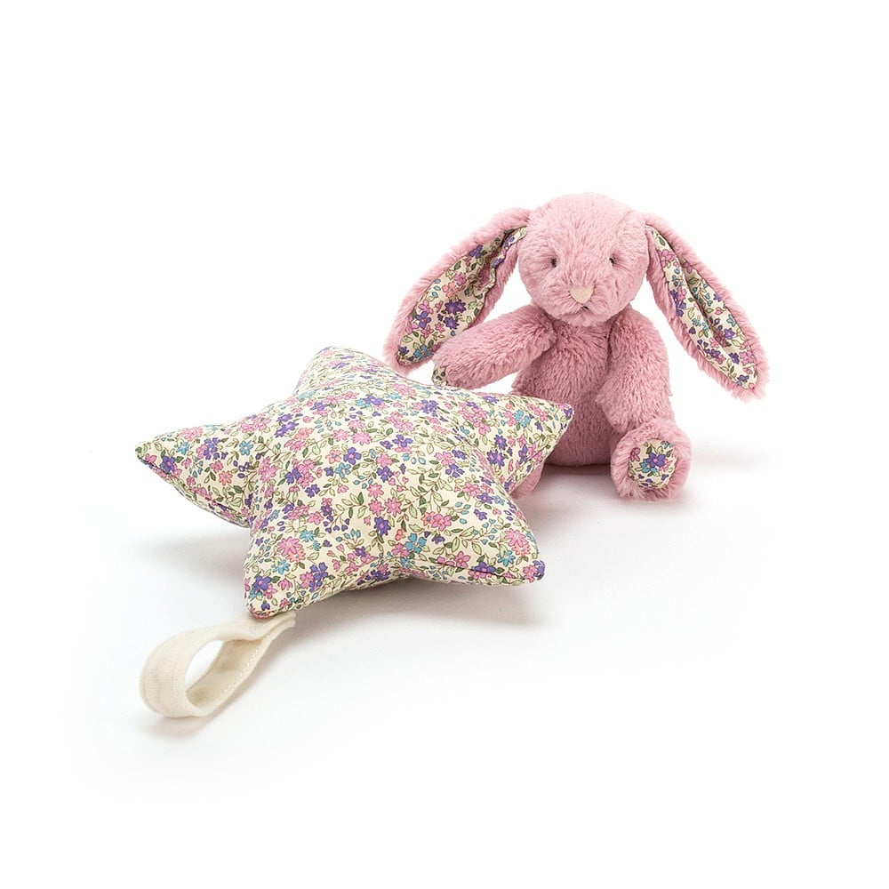 Peluche musicale lapin à tirer Blossom Tulip Jellycat Taille unique