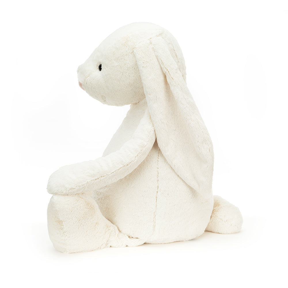 Conejo Jellycat Bashful Crema Gigante (Muy, muy grande) 108 cm