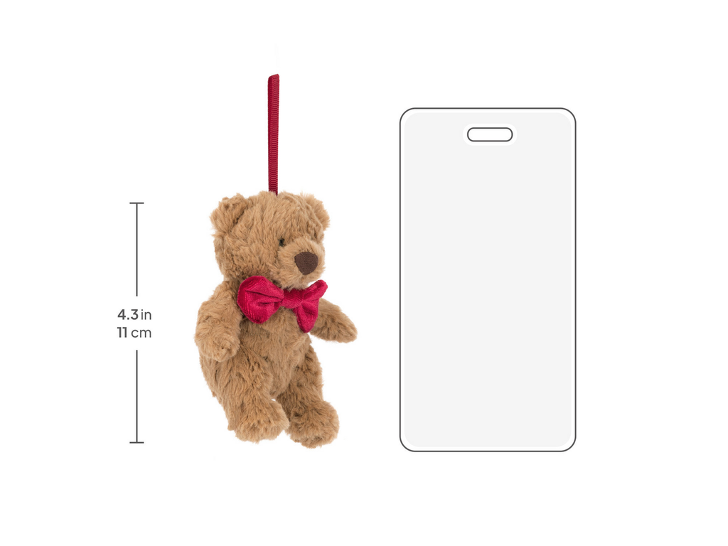 Adorno para árbol Jellycat oso Bartholomew 11 cm