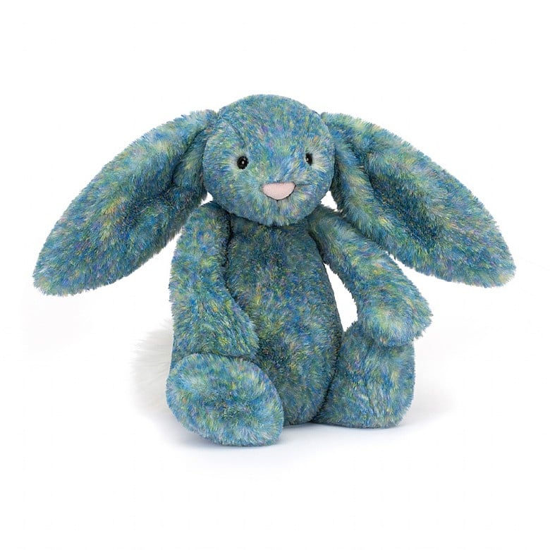 Conejo Jellycat Bashful Luxe Azure Original (Mediano) 31cm