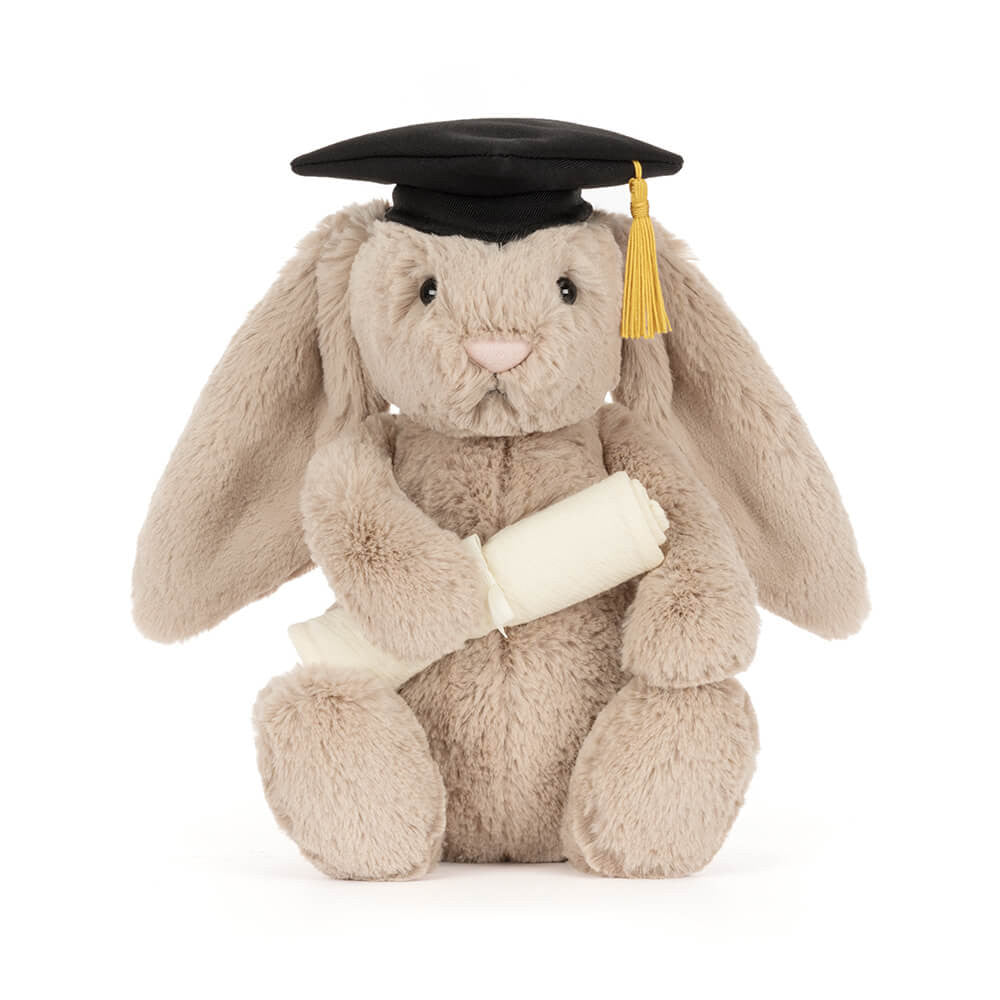 Conjunto de graduación para conejito Bashful, talla única, JELLYCAT