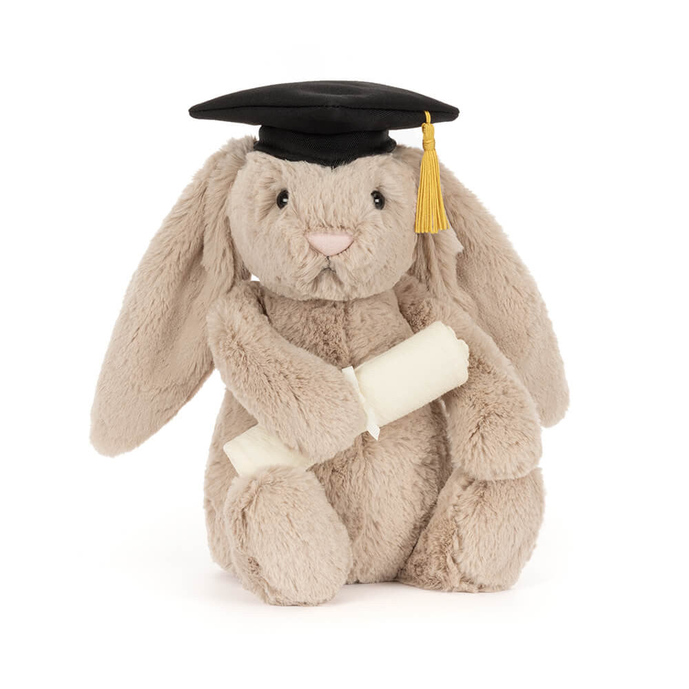 Conjunto de graduación para conejito Bashful, talla única, JELLYCAT