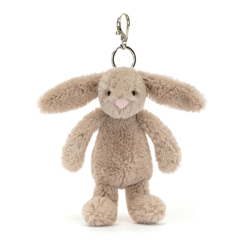 Jellycat Bag Charm Bashful Beige Bunny New Design 18cm