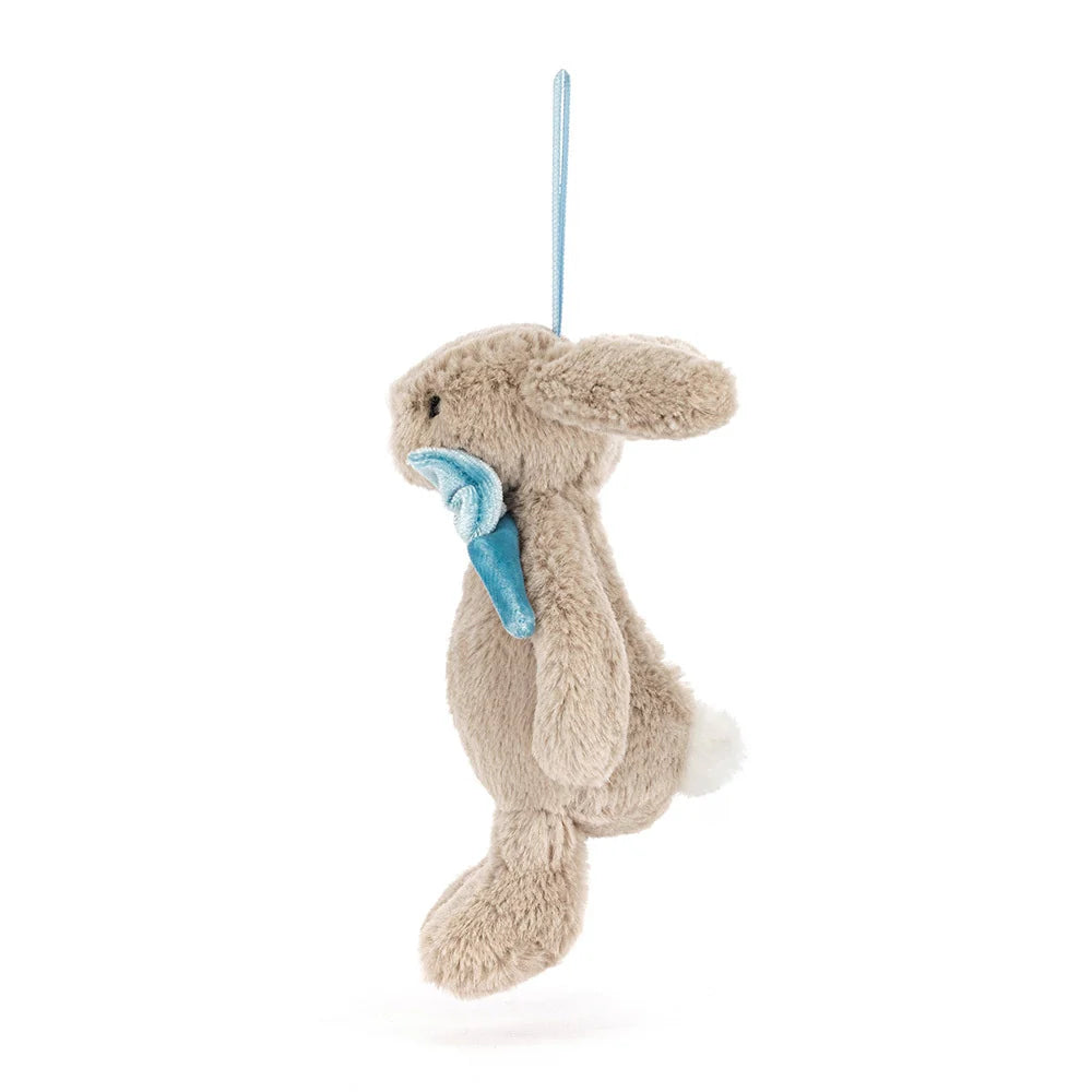 Decoración de conejito Bashful beige de Jellycat