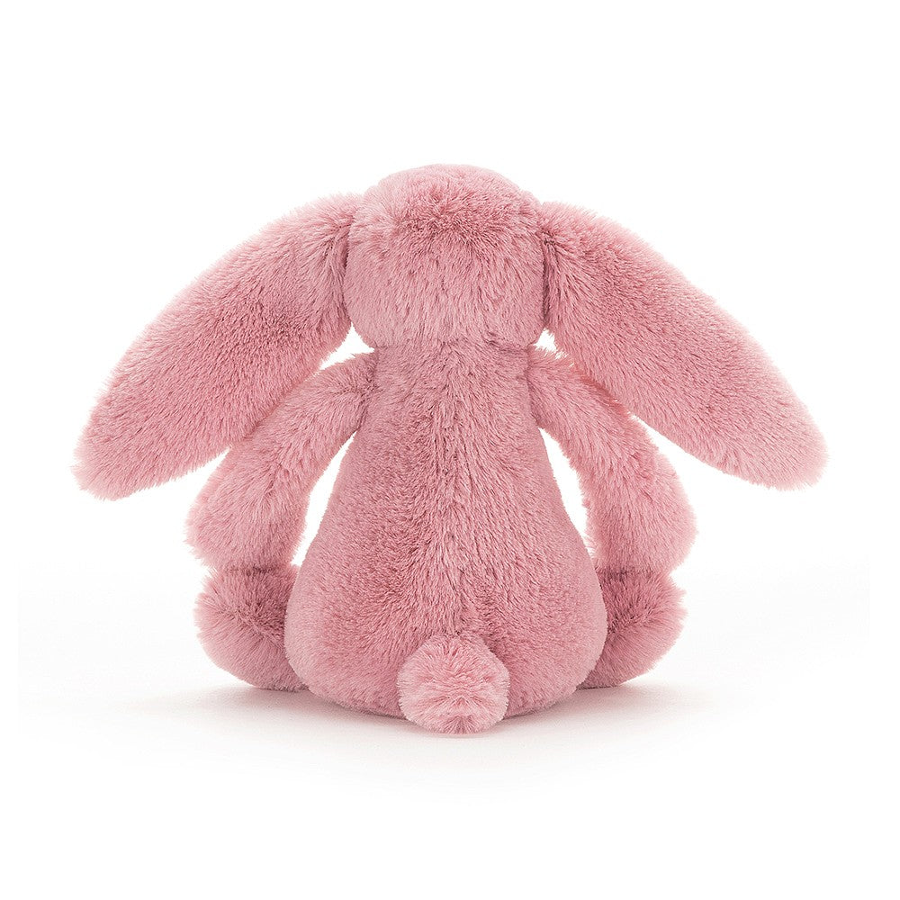 Lapin Bashful Jellycat, rose tulipe, petit modèle, 18 cm