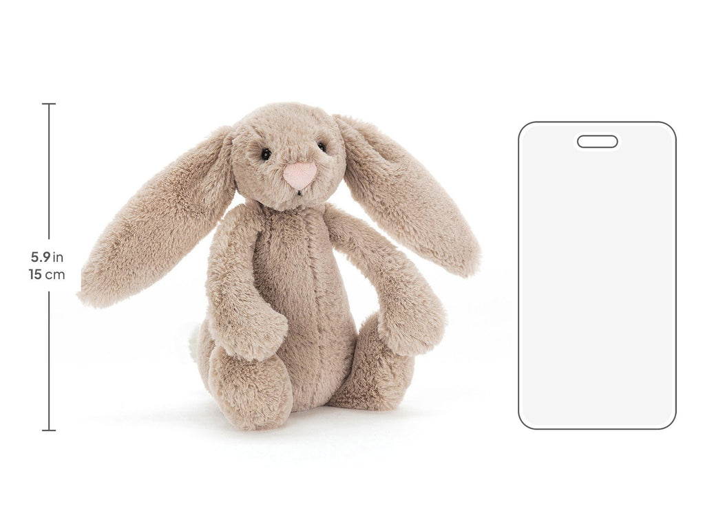 Jellycat Conejo Bashful Beige Pequeño 18 cm