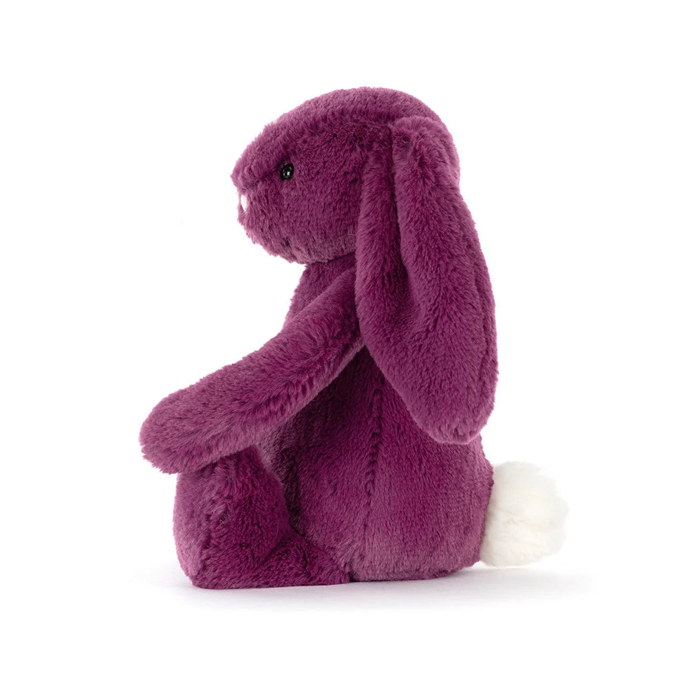 Lapin de Noël timide violet