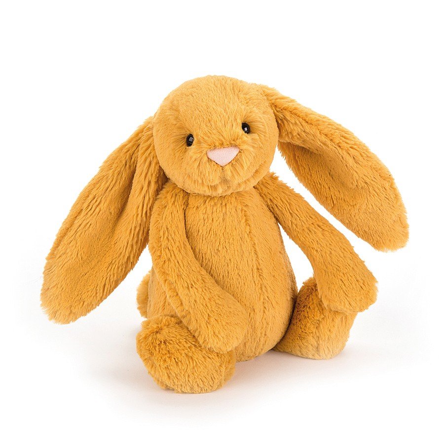 Jellycat Conejo Bashful Azafrán Pequeño (Small) 18cm