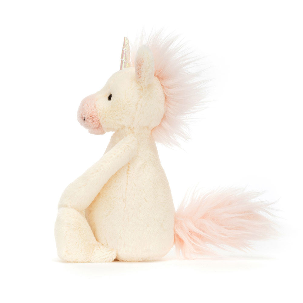 Jellycat Unicornio Bashful Pequeño 18 cm
