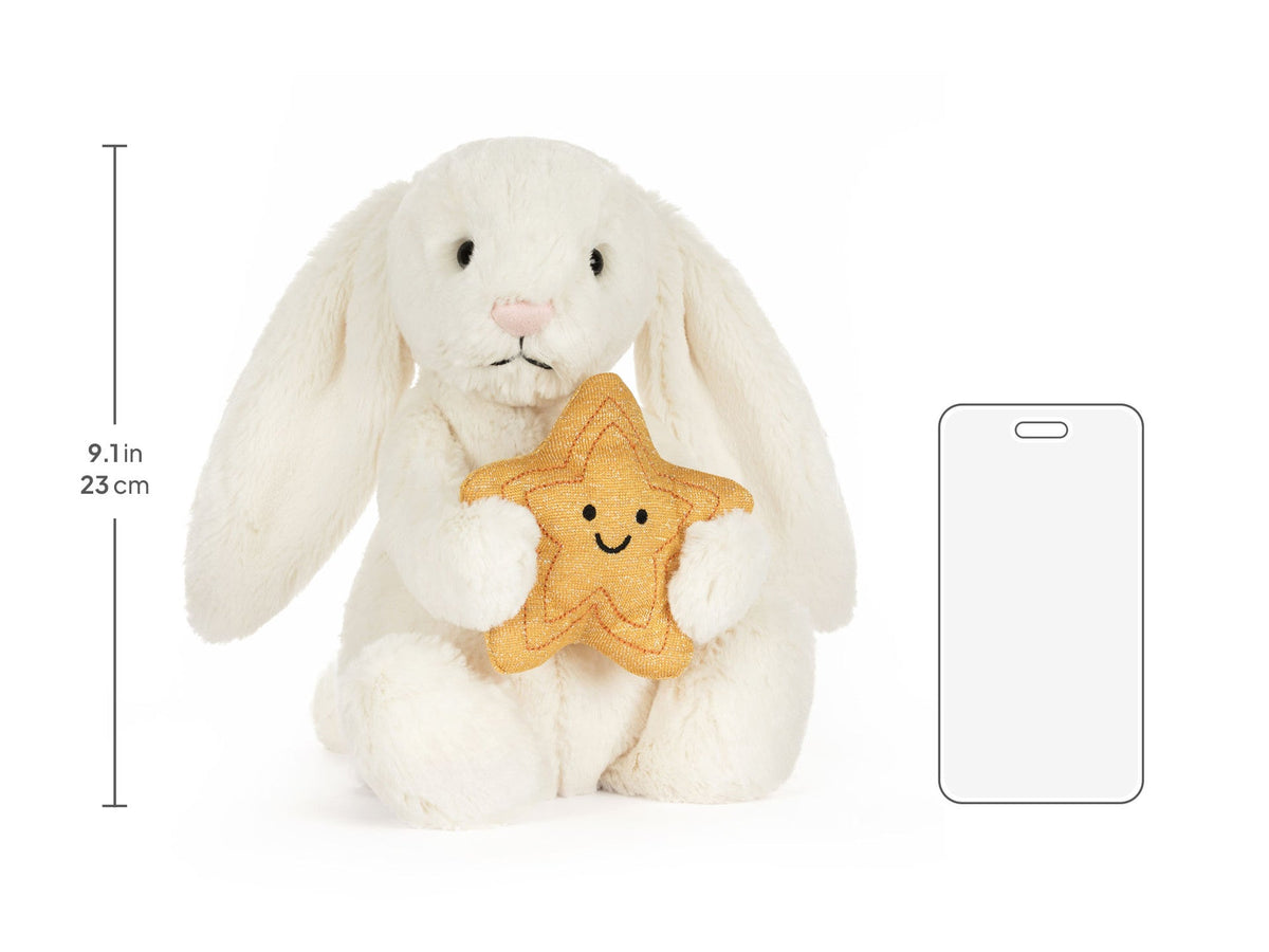 Conejo Crema con Estrella Talla Única JELLYCAT