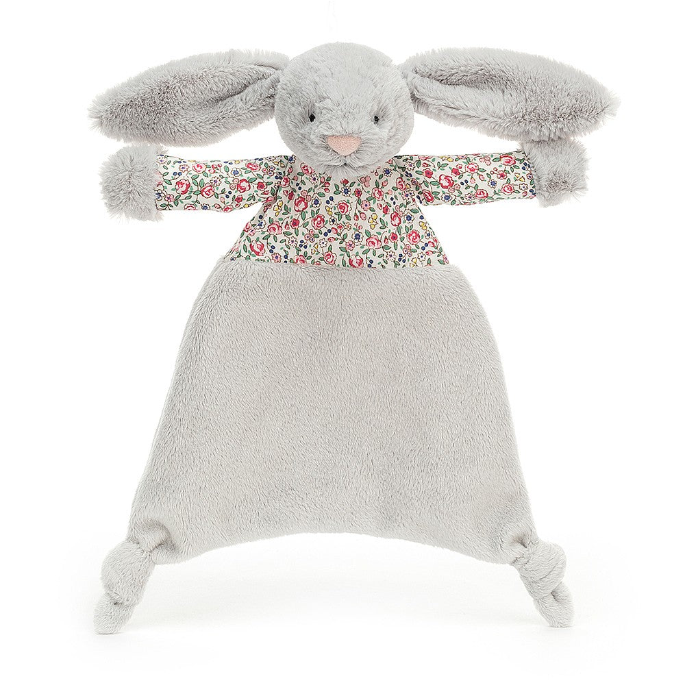 Doudou Lapin Blossom Argent Jellycat 25 cm