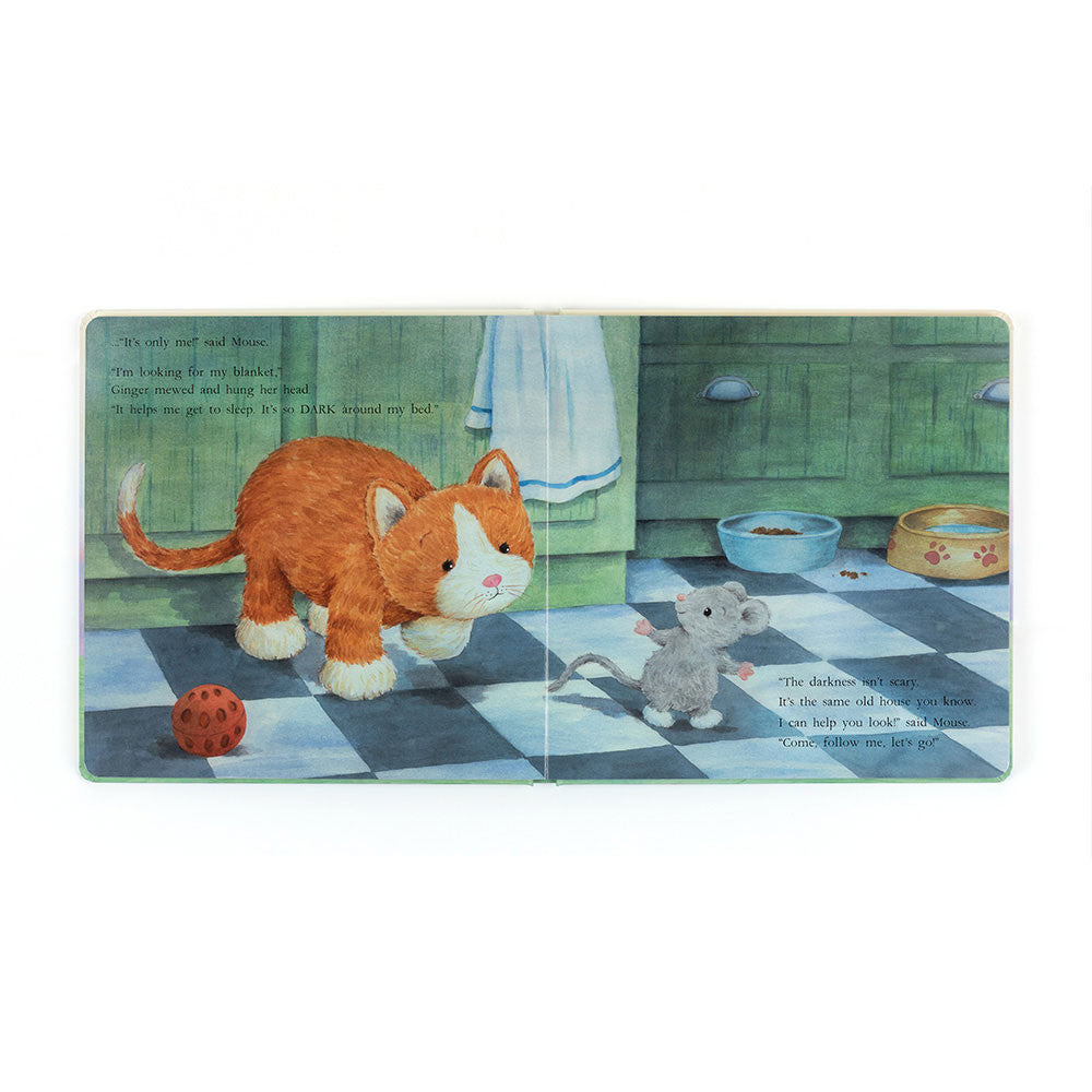Livre Jellycat Ginger, le chaton courageux 23 cm