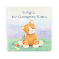 Livre Jellycat Ginger, le chaton courageux 23 cm